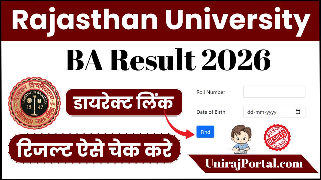 Uniraj BA Result 2026